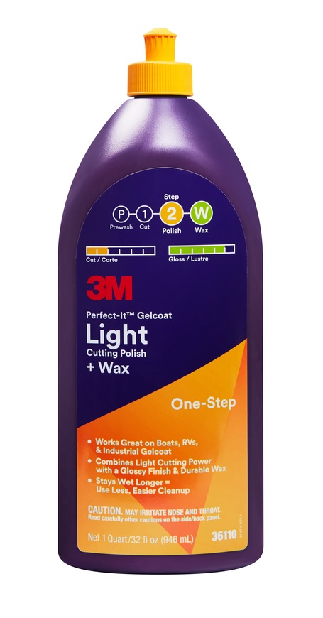 3M Perfect-It™ 36110 Gelcoat Light Cutting Polish & Wax - 946ml.