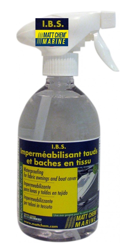 MATT CHEM I.B.S Waterproofing for Rain - awnings, Boat Covers, Tops, Clothes 500ml