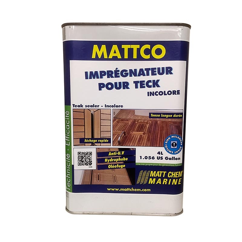 MATT CHEM Mattco Σφραγιστικό Teak 5L ΔΙΑΦΑΝΟ