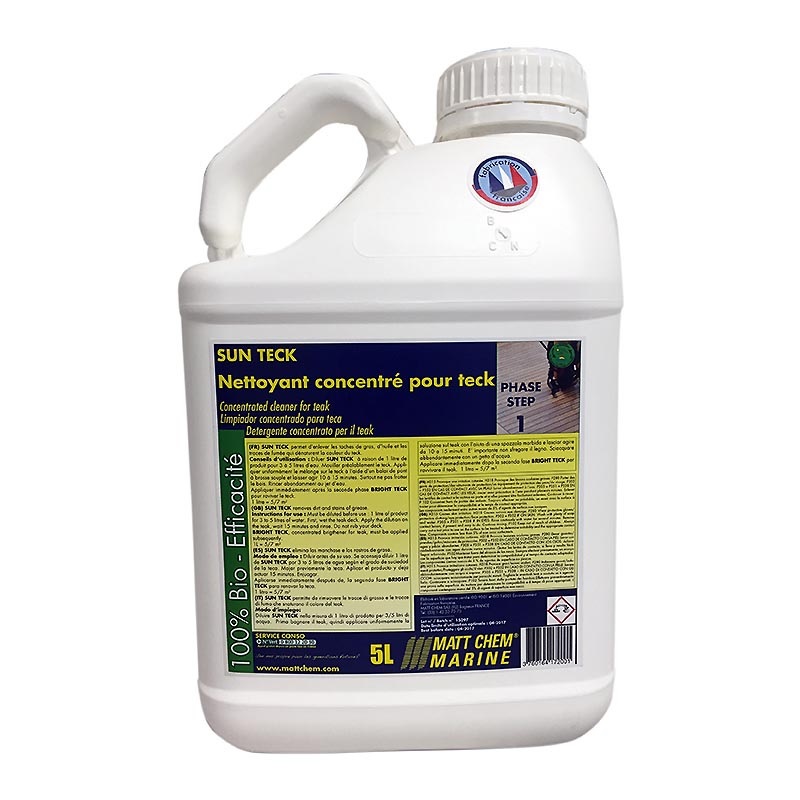 MATT CHEM Sun Teck Καθαριστικό για Teak 5L
