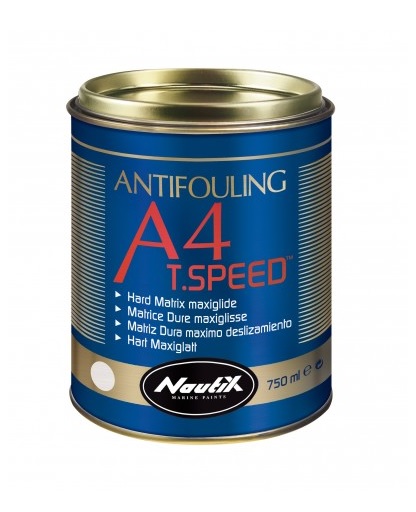 NAUTIX A4T Speed Hard Matrix with PTFE (Teflon) Antifouling for fast power and racing boats - 0.750ml