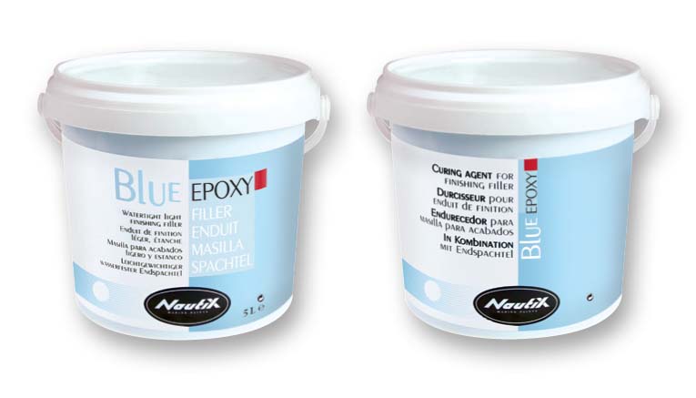 NAUTIX BLUE EPOX Y FILLER Light Epoxy Filler Light & solvent free finishing epoxy filler - 5L