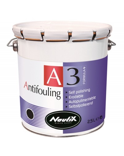 NAUTIX Α3 Self-Polishing Antifouling for yachting, cruising and sailing boats - 2.5L