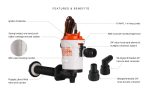 SEAFLO ΑΝΤΛΙΑ ΟΞΥΓΟΝΩΣΗΣ ΝΕΡΟΥ 350GPH - 12V