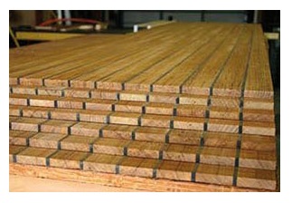 TOUBOIS - SOLID TEAK NAUTIPONT (panel) 6mm X 3.00m x 1.27m