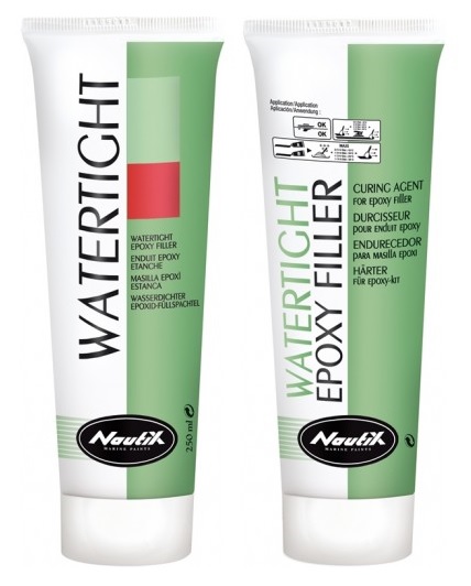 NAUTIX WATERTIGHT Epoxy Filler Fast drying epoxy filler, solvent free - 250ml tube