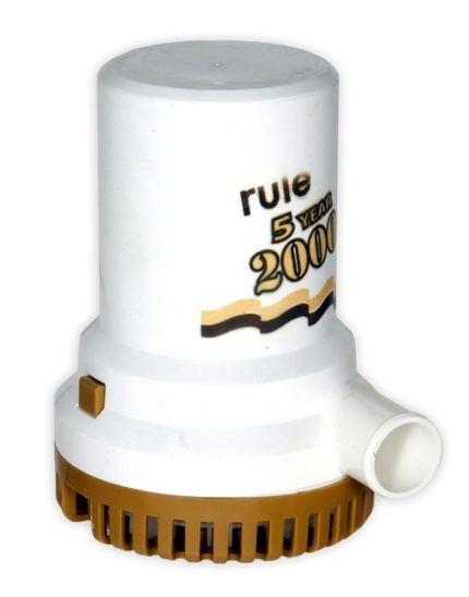 RULE ΑΝΤΛΙΑ ΒΥΘΙΖΟΜΕΝΗ 2000GPH - 12V - 5 Year Warranty